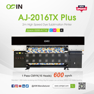  Impresora de sublimaci&oacute;n de tinta de alta velocidad AJ-2016TX Plus de 2 m