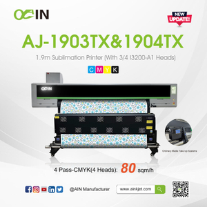 AJ-1903TX/1904TX Сублимационный принтер длиной 1,9 м