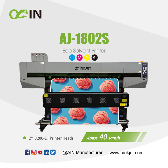 Impressora solvente AJ-1802S ECO