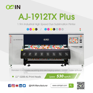 AJ-1912TX Plus Промышленный высокоскоростной сублимационный принтер 