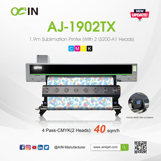 Imprimante &agrave; sublimation AJ-1902TX 1,9 m