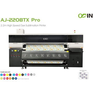 Stampante a sublimazione ad alta velocit&agrave; AINKJET AJ-2208TX Pro da 2,2 m